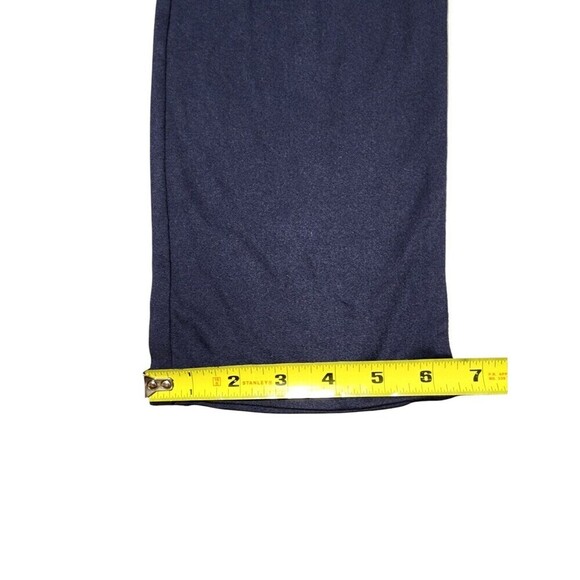 Nine West Women's Navy Short Sleeve With Pants Sleepwear Set Button Down Pajama - Picture 5 of 11